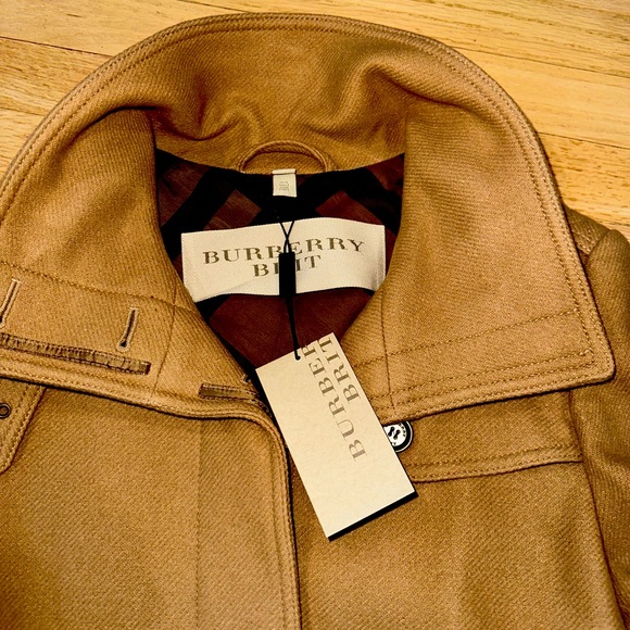 Burberry Brit Rushworth Wool Cashmere coat NWT MSRP $895 - Picture 5 of 14